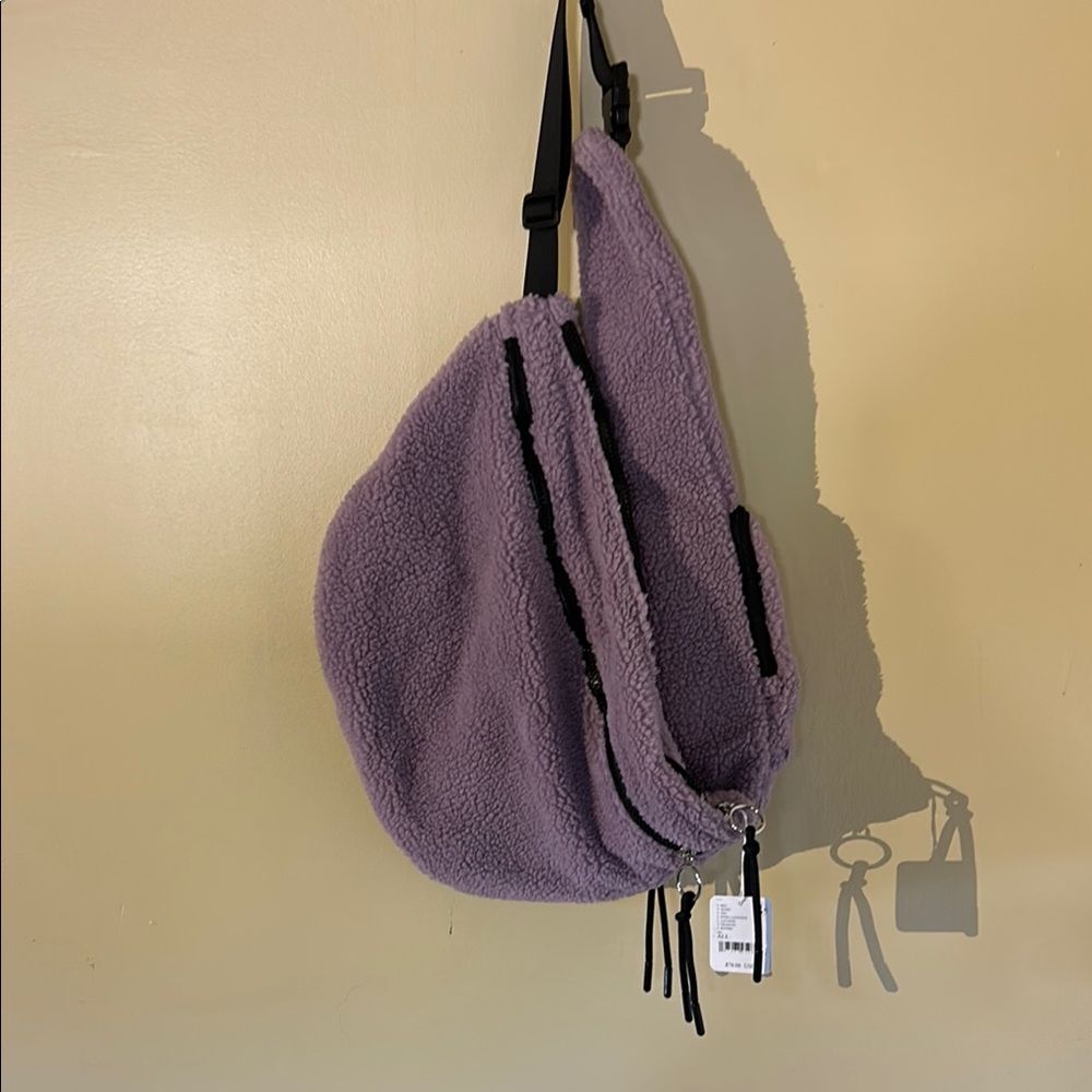 FP Movement by Free People Lavender Sherpa Crossbody Bag
